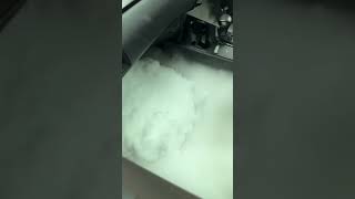 Cleaning a car with dry ice [upl. by Gracye]