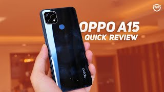 OPPO A15 Unboxing Quick Review  Camera Samples  PUBG Gaming  Good Option for 10990 Hindi [upl. by Aryc106]