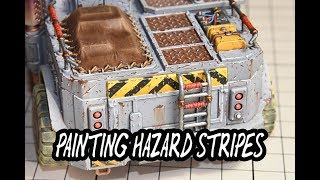 Painting Hazard Stripes [upl. by Nodnart]