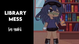 library mess 📚  girl gacha fart diarrhea   read desc for info and warning ⚠️ [upl. by Autum502]