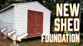 Building Shed Foundation [upl. by Ansley]