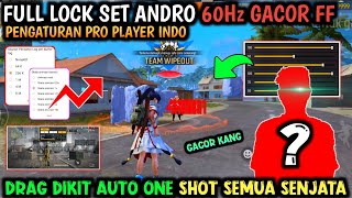 ‼️PENGATURAN SET ANDRO FF AUTO HEADSHOT ONE SHOT ☠️🎯 SENSITIVITAS FF AUTO HEADSHOT 2024🔐 [upl. by Gerald874]