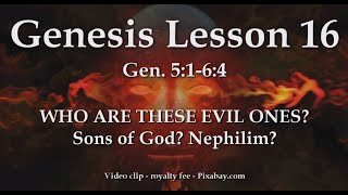 Genesis 16  Gen61712 THE SONS OF GOD [upl. by Itoyj452]