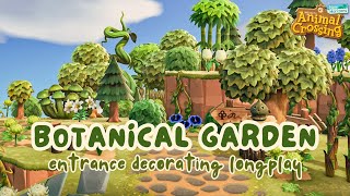 Animal Crossing Longplay 🌳 Botanical Garden Entrance No Commentary [upl. by Annahsed]