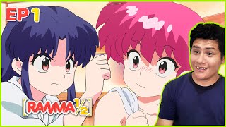 LLEGA EL CAOS PARA AKANE  RANMA ½ 2024  REACCIÓN EP1  OP y ED [upl. by Dryfoos]