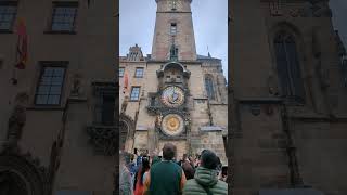 quotPraha Orlojquot Pragues Medieval Astronomical Clock as the apostles move on the hour [upl. by Reuven909]