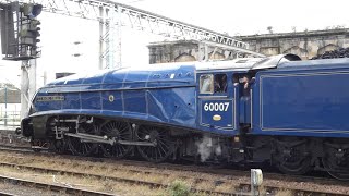 60007 Sir Nigel Gresley and a Grey Wet Visit to Carlisle 28 08 24 [upl. by Anselme]