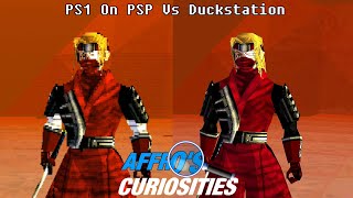 Duckstation Emulation Vs PS1 On PSP  Affros Curiosities [upl. by Akoyin]