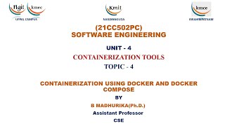 UNIT  4CONTAINERIZATION USING DOCKER AND DOCKER COMPOSE [upl. by Reltuc645]