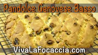 Video Ricetta Pandolce Genovese Basso Fatto in Casa [upl. by Assennev]