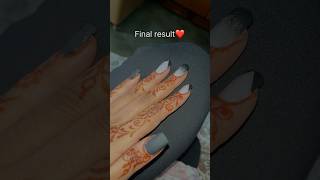 Temporary nail extension practicleamritsarfaceglamminivlognailartindiacanadaukviralshort❤️🧿 [upl. by Grew56]