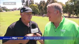 Peter Senior looking forward to the Australian PGA Championship [upl. by Alpert45]