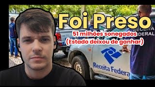 🚫Extorsão Legalizada Policia Federal prende youtuber GRANDE que sonegava Estado deixou de quotroubarquot [upl. by Naashar]