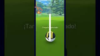 Capturo Tangela Shiny  Catching Shiny Tangela pokemongo [upl. by Lamej]