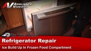 Whirlpool Refrigerator Repair  Ice Buildup in the Freezer  GX2FHDXVY06 [upl. by Marela]