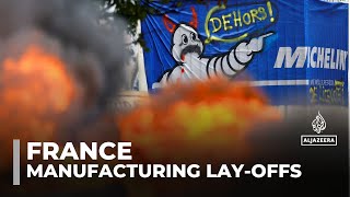 France manufacturing layoffs Tyremaker Michelin to shut two factories [upl. by Agnew733]