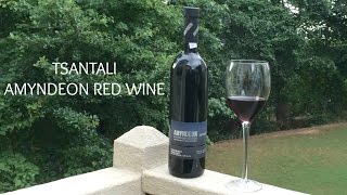 TSANTALI AMYNDEON RED Wine Review DrinkGreek [upl. by Galateah]