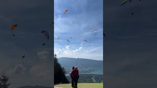 Francja Annecy  Planfait paragliding wyjazdparalotniowy wgorachjestwszystkocokocham mountains [upl. by Tome]