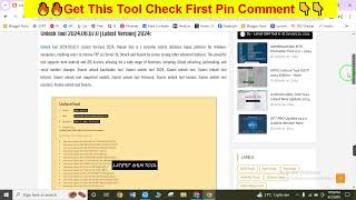 Unlock Tool 202406070 Latest Version  All Samsung FRP Bypass 2024  Samsung FRP Remove ADB Fail [upl. by Wolliw]