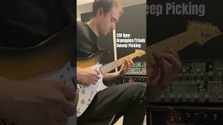 Picking routine N44 🎸🔥 guitar shredder exercise guitarlife guitarteacher teaching [upl. by Eerihs]