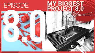 MY BIGGEST PROJECT EPISODE 80  COUNTERTOP SINK INSTALL [upl. by Cissej727]