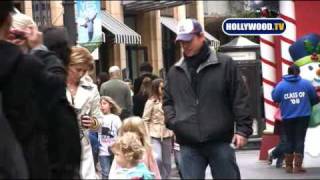 Greg Kinnear and Family at The Grove [upl. by Masson]