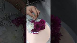 New flowers cake design newsong shortvideo [upl. by Rudin]