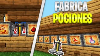 FABRICA de POCIONES AUTOMATICAS para MINECRAFT BEDROCK Y JAVA  TODAS las VERSIONES [upl. by Judi]