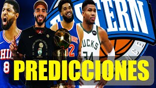 Celtics ARRIBA ✅ Knicks y 76ers CON TODO🔥 Bucks 🤔 Heat 👀 PREDICCIONES NBA CONFERENCIA ESTE 202425 [upl. by Riaj526]