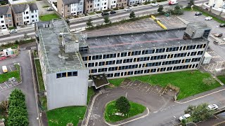 THE OLD COUNCIL OFFICES CAMBORNE Cornwalldrone exploring DJI kernow [upl. by Blau]