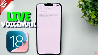 iOS 18 How To Activate or Deactivate Voicemail in iPhone [upl. by Ahsemit]