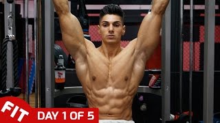 ANDREI DEIU TRAINS BACK amp ABS  DAY 1 of 5 [upl. by Ledoux]