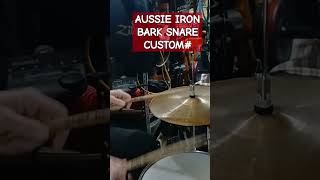 Aussie IRON BARK SNARE CUSTOM BUILT drums drumming groove goals motivation australia [upl. by Sharleen495]