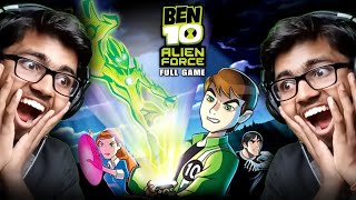 BEN 10 Alien Force  Full Gameplay Funny Hindi Commentary [upl. by Ynatirb]