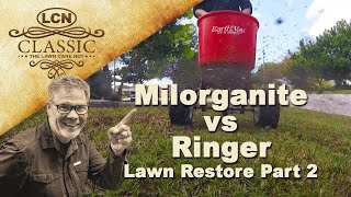 Milorganite vs Ringer Lawn Restore  Part 2 [upl. by Ztnaj]