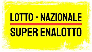 LOTTO NAZIONALE  SUPER ENALOTTO Gratis consigli validi dal 6 e 8 Giugno 2024 [upl. by Etteloiv442]