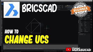 How To Change UCS In BricsCAD [upl. by Rahmann832]