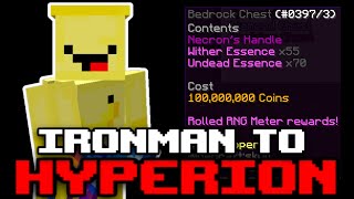 🔴 BUYING THE IRONMAN HANDLE  CRAFTING THE HYPERION  HYPIXEL SKYLBOCK [upl. by Dry]