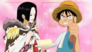 Luffy And Hancock Sweet Funny Moment 😂  ENGLISH DUB [upl. by Odinevneib]