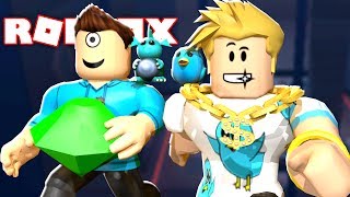 ROB THE JEWELRY STORE OBBY IN ROBLOX w Gamer Chad  MicroGuardian [upl. by Petite]