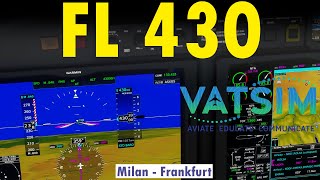 WE DID IT  Full Flight with ATC Flying into Frankfurt Cessna Citation Longitude on VATSIM [upl. by Telrats]