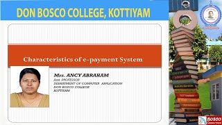 Characteristics of epayment System [upl. by Annal]