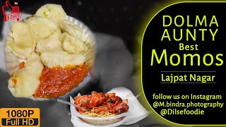 Delhis Best MOMOS At Dolma Aunty dilsefoodie Momos Streetfood [upl. by Idner]