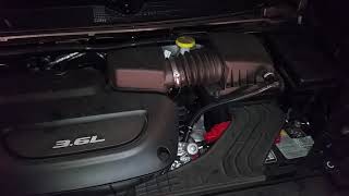 2017 Chrysler Pacifica Minivan  Pentastar 36L V6 Engine Idling After Oil Change amp Spark Plugs [upl. by Nattirb]