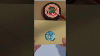 Wax seal stamp waxseal waxmelts youtubeshorts trending satisfying satisfyingvideo [upl. by Halyhs]