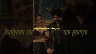 Teriyan tareefan vi ta kam goriye 🫶🏼 jordansandhu newpunjabisong youtubeshorts punjabi lovesong [upl. by Obala]