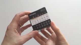 Desktop calendar puzzle cube [upl. by Alor]