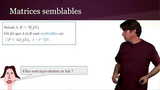 Applications linéaires 915  Matrices équivalentes et semblables [upl. by Einahpats424]