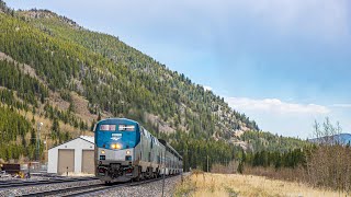 Amtrak California Zephyr at Moffat Tunnel  Quick Clips [upl. by Halsy]