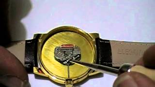 Como desarmar un reloj con maquina miyota  1 [upl. by Swart]